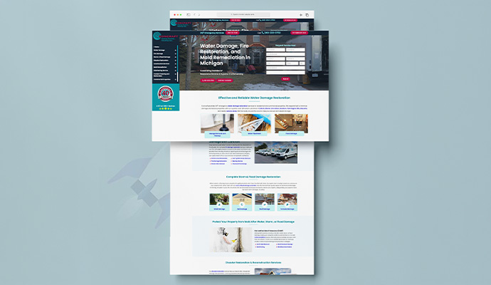Website preview of Concraft